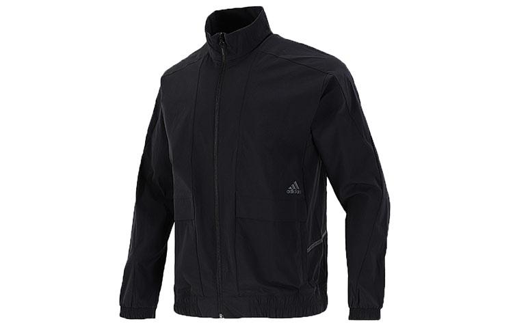 Adidas Jackets Men s Black Stand Collar Moderate H40215 M
