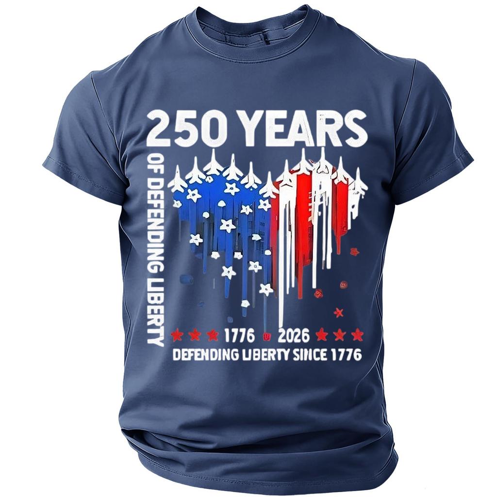 Men's Casual Round Neck Lightweight Breathable Short-Sleeve Top