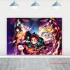 Demons Slayers Backdrop Banner Kids Boys Birthday Party Decoration Photography Anime Background Poster Baby Shower Studi