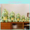 Dinosaur Green Cartoon Plush Doll Childrens Birthday Gift Toy Room Decoration