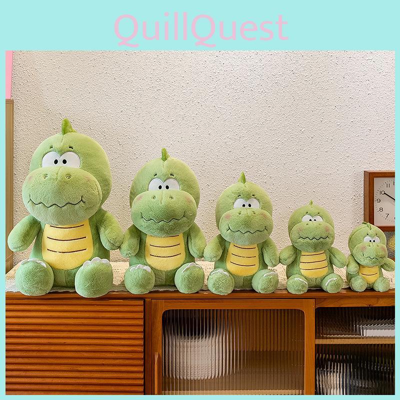 Cartoon Green Dinosaur Plush Doll Childrens Birthday Gift Toy Room Decoration