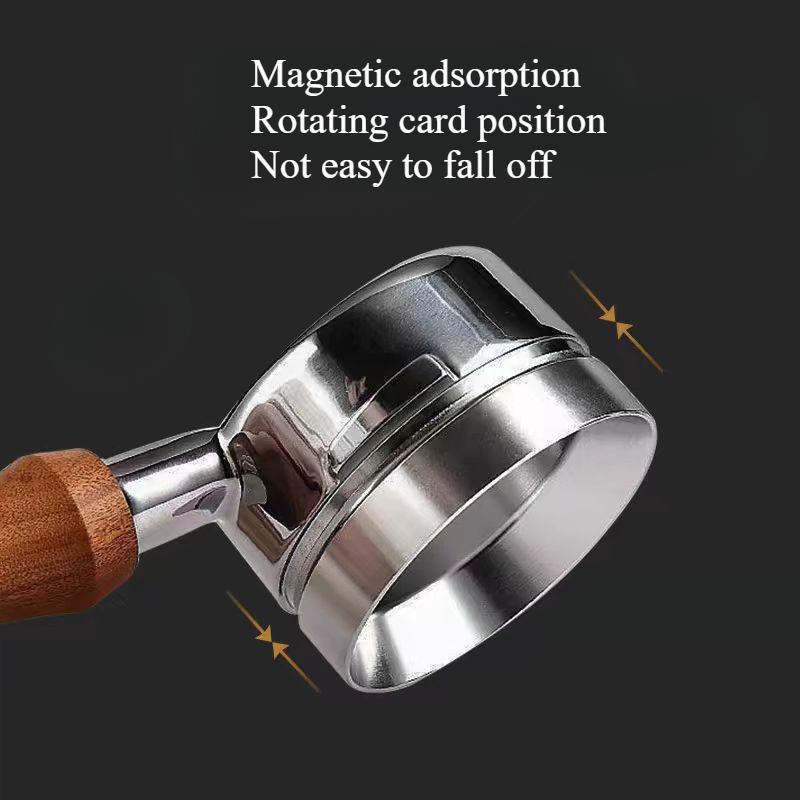 51 mm 58 mm Kroužek na dávkování kávy na espresso Hliníková slitina Magnetická dávkovací nálevka Nádoba Portafilter Barista Příslušenství na kávu