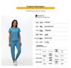 Women's Quick-Dry Short Sleeve Stretch Scrub Suit for Nurses and Beauty Salon