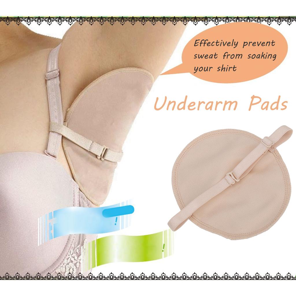 2ks vycpávky podpaží opakovaně použitelné upravené prodyšné bavlněné vycpávky na podpaží pro ženy, muži