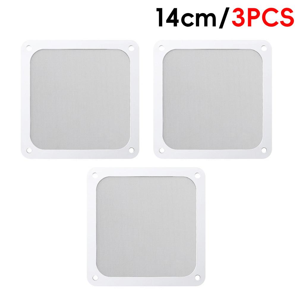8/9/12/14cm 8-14cm Chassis Dust Filter PC Dustproof Mesh Cover Net Magnetic Frame Dust Mesh with Hole PC Cooling Fans Cover