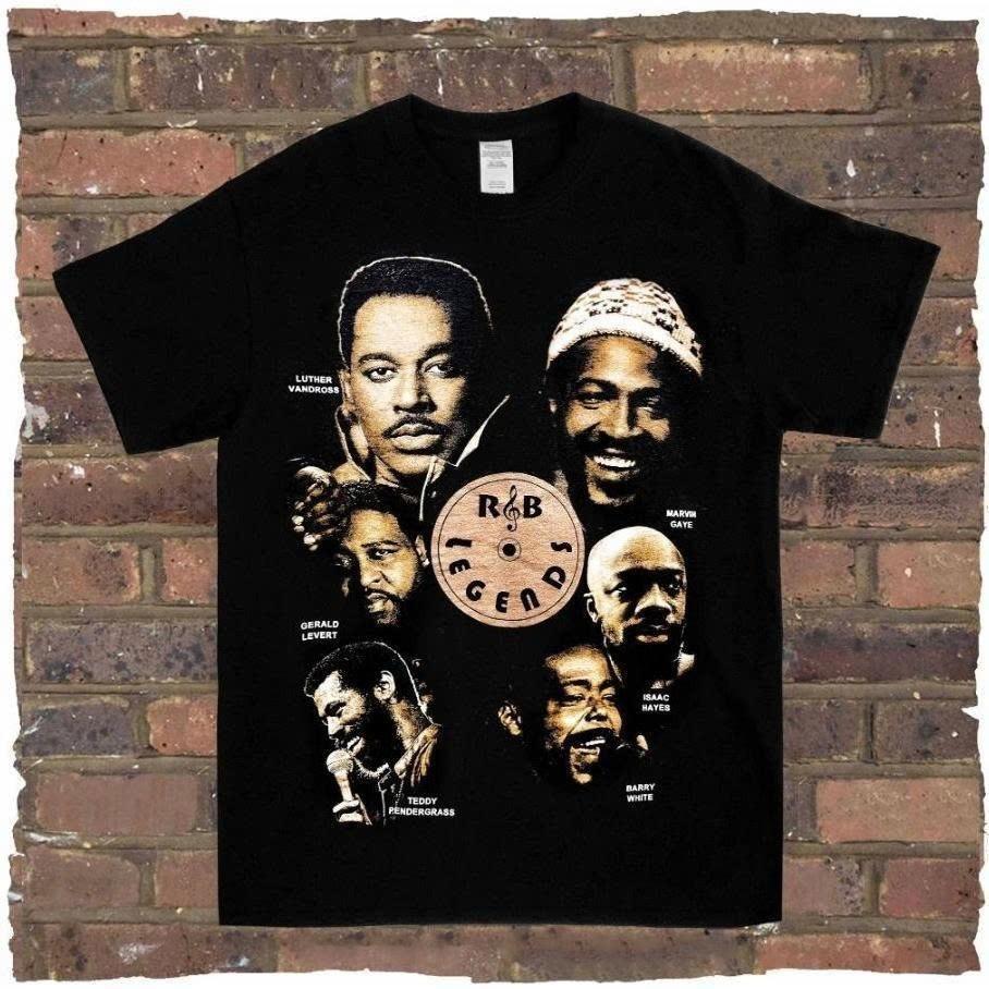 R&B Legends Tee, Marvin Gaye Luther Vandross Gerald Levert Shirt, 90s Hip Hop Unisex T-Shirt