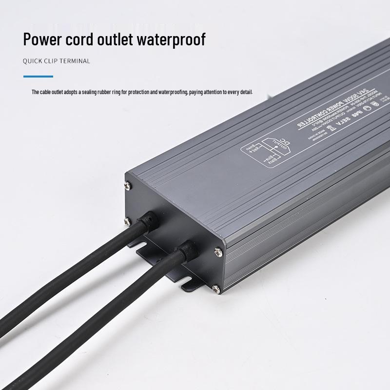 Şerit LEDler ve Işıklı Kutular için Su Geçirmez LED Sürücü Güç Kaynağı