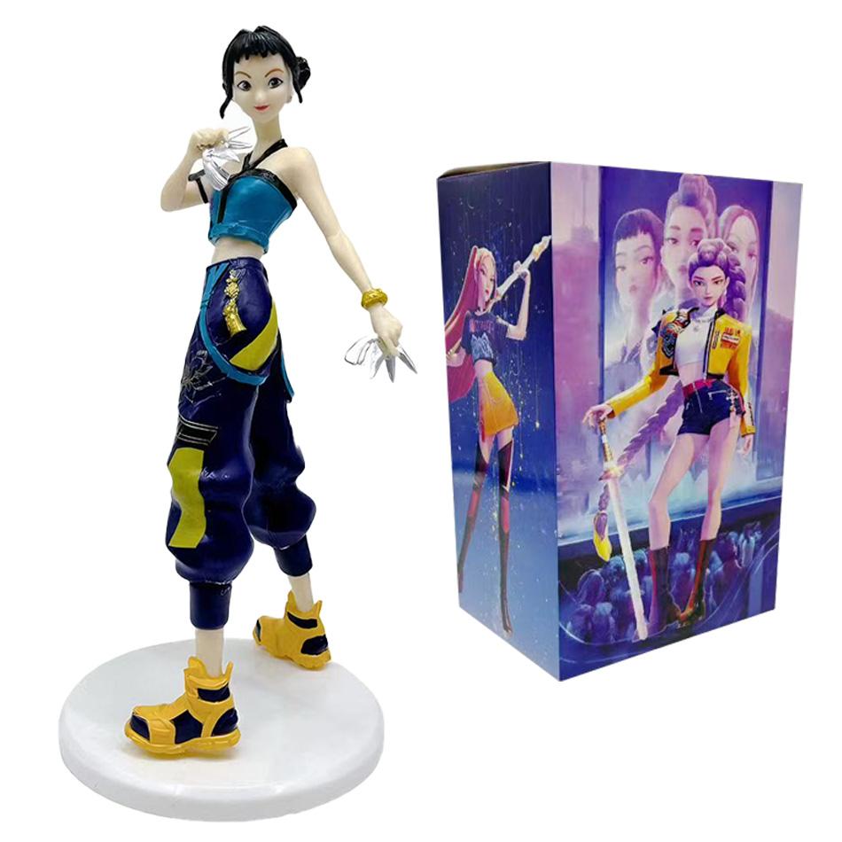 Anime KPop Devil Hunter Doll Toy - Rumi Mira Zoi Characters PVC Model Ornament for Fans Birthday Gift Collectible