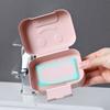 1pc Soap Box with Lid Travel Reusable Dish Holder Organizer Container Soap Case Bathroom Accessories Outdoor Soap Storage Box