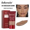 Lakerain Mattierende Foundation Basiscreme Langanhaltend Weichzeichner Matt Natürlicher Sitz Abdeckung Concealer Wasserdicht Gesichtsbasis Make-up