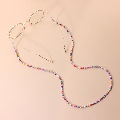 Hot-selling Popular Rice Bead Glasses Chain, Versatile Personalized Mask Accessories 1-piece Set