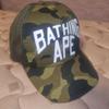Used A BATHING APE Camouflage Mesh Cap Hat