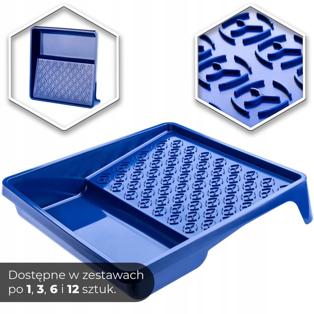 KADAX Kuweta malarska Na Wałek Farba 320mm Niebieska x12