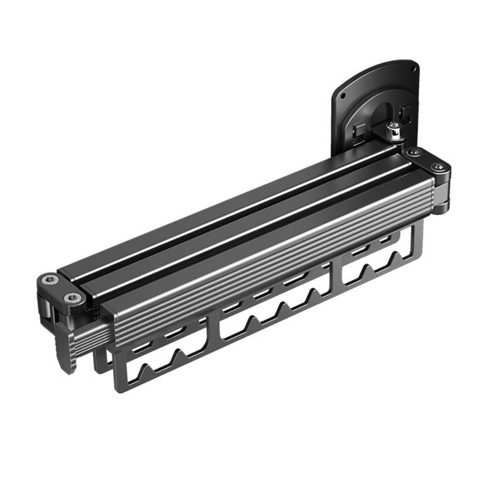 Infällbar Vikbar Klädhängare Rymdaluminium Klädtorkställning Tvätt