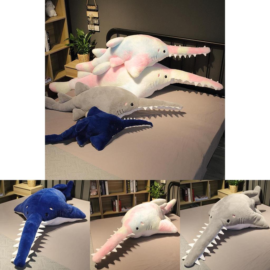 Creative Giant Shark Plush Pillow Soft Decorative Toy For Bedroom Sofa Ideal Gift