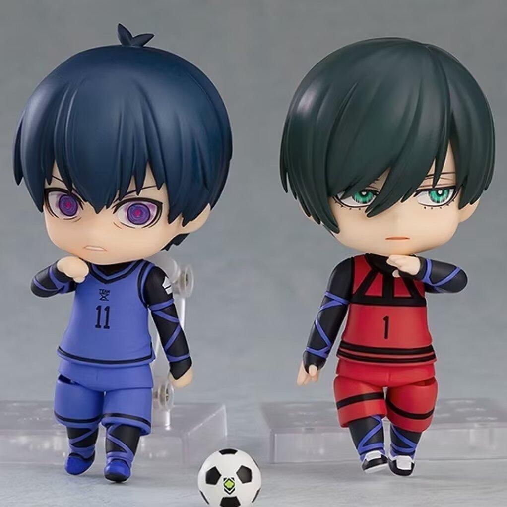 10cm BLUE LOCK Isagi Yoichi Nagi Seishiro Mikage Reo Rin Itoshi 1998 1998 2056 2326 2327 Action Figure Toys Collection Gift