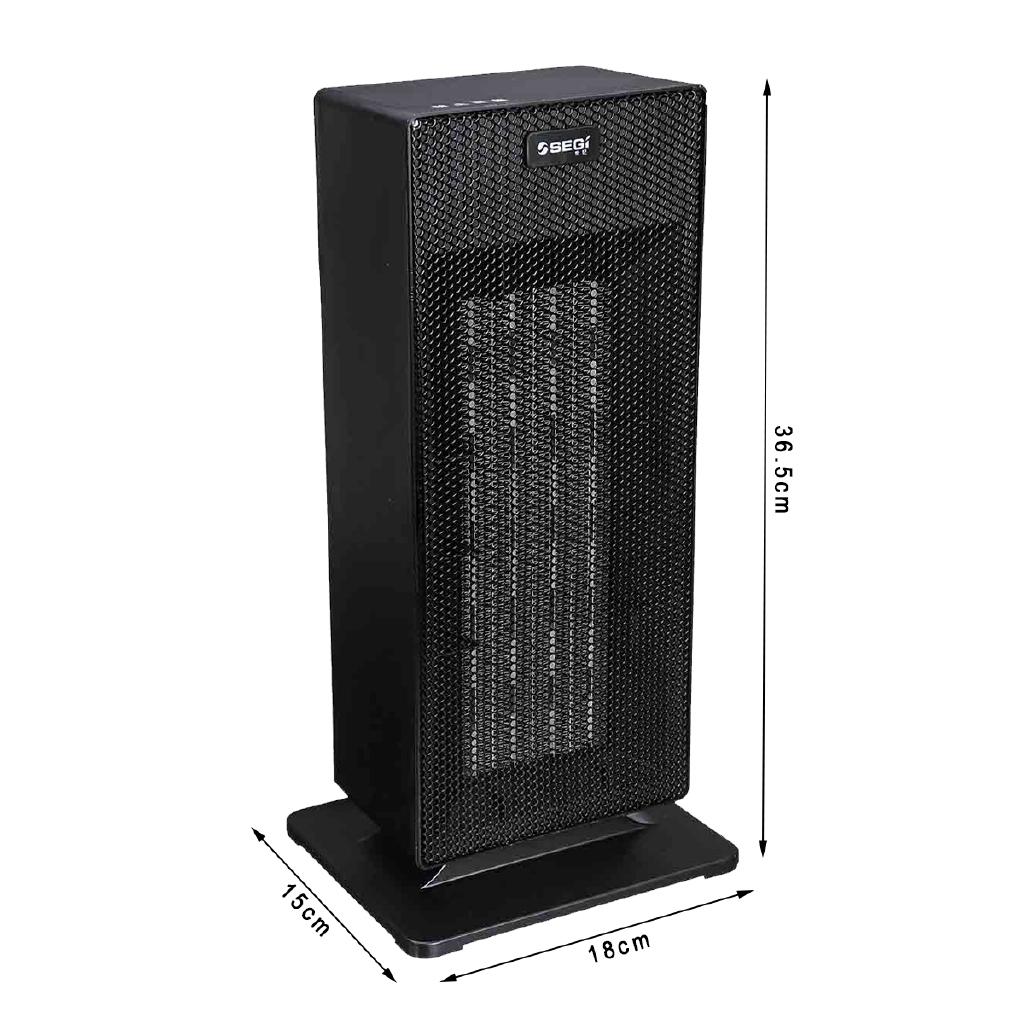 2000W Remote Control Portable Adjustable Thermostat Heater Fan Electric Heater Space Warmer for Home Office Standing
