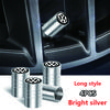 New 2026 Car Wheel Tire Valve Caps Stem Case With Logo Auto Styling For VW GTI Scirocco Tiguan Polo Passat B6 T5 Golf Jetta Accessories EP1