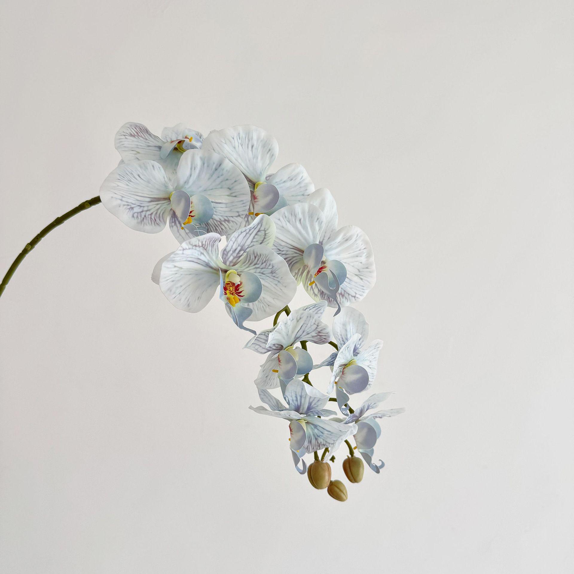 

Высококачественные флористические украшения из фаленопсиса и гортензии для украшения гостиной - композиция из искусственных цветов