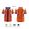 Customizable Men Spirit Button Baseball Jerseys Hip Hop Baseball T-Shirt Sublimation Printed Name Number Logo Uniforms ZB3924