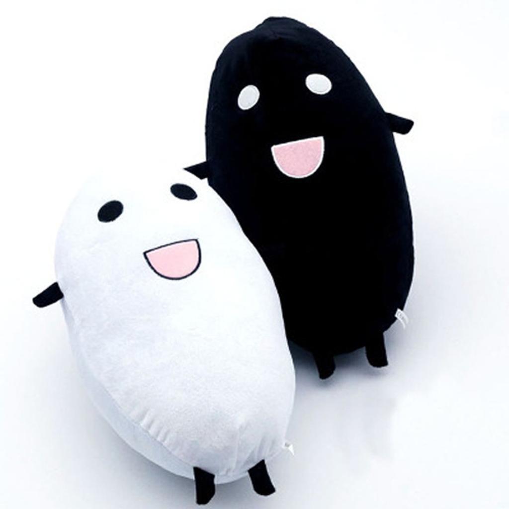 ZooooM White Rice and Black Rice Cushion Pillow Doll Gift Plush Pillow (Black Rice 70cm) ZM-MAIMAI-BK-70