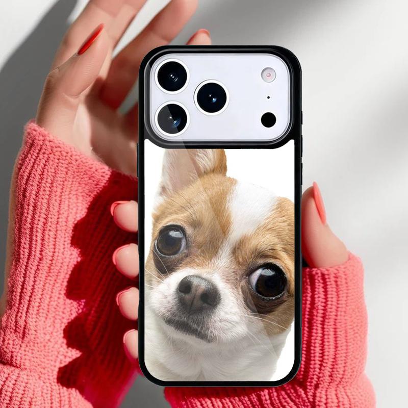 Chihuahua Cute Dog Puppy collage Phone Case for iPhone 17 16 15 14 13 Pro Max Back Cover for 12 11 Pro Coque