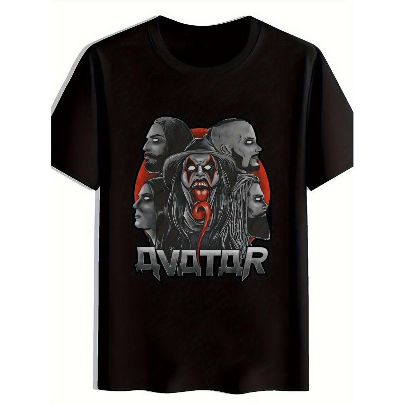 Мужская футболка с принтом из фильма «Аватар» Легкая дышащая футболка с персонажем «Аватара» Ретро научно-фантастический фильм Рубашка с коротким рукавом S
