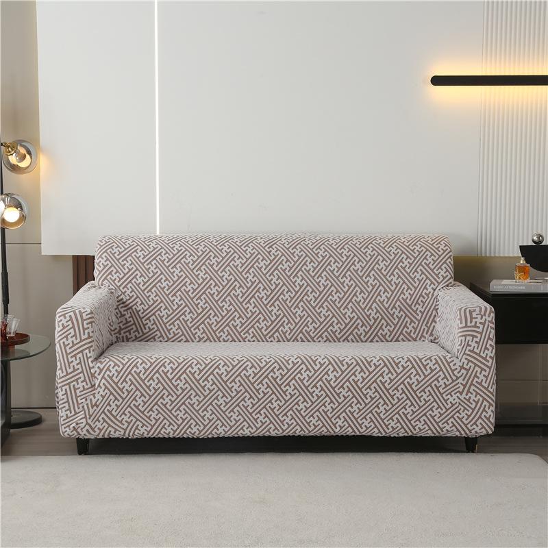 Thickened Jacquard Elastic Sofa Cover Cationic Sofa Cover All Inclusive Combination Chaise Sofa Cushion Cover Simple