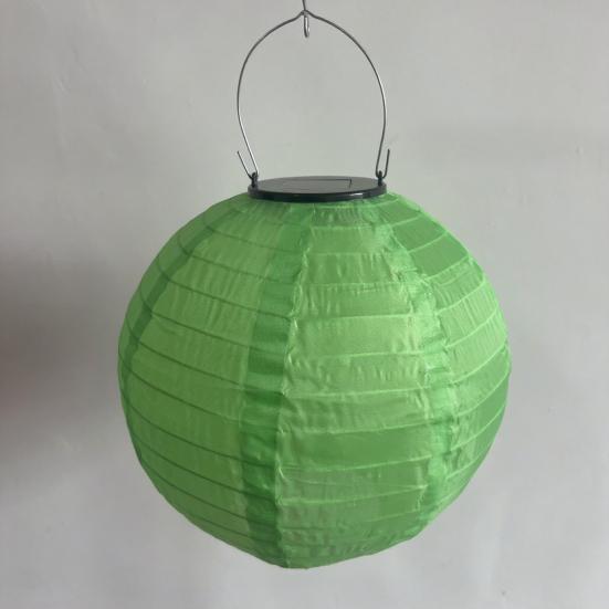 25/30CM Skládací solární lucerna s držadlem IP44 Vodotěsná Venkovní zahradní závěsná Čínská tradiční dekorativní LED látková lucerna