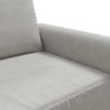 Vidaxl Sofa 2-Osobowa, Jasnoszara, 140 Cm, Tapicerowana Aksamitem