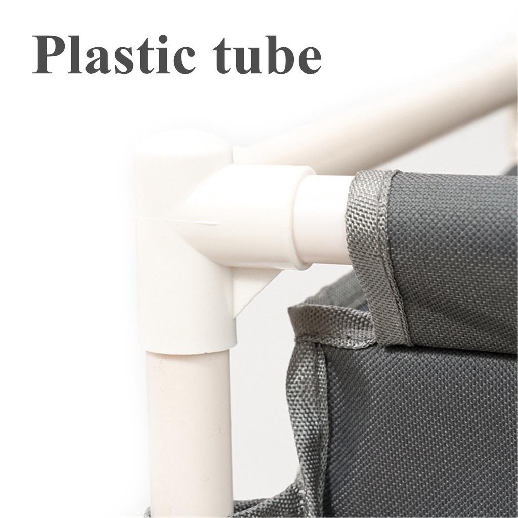 3-in-1 Large Foldable Cart Dirty Clothes Washing Hamper Wheeled Laundry Basket
