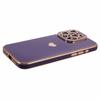 For iPhone 15 Pro Max Case 6D Electroplating Love Heart Anti-Drop TPU Phone Cover