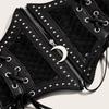 Waistband Hollow Corset Belts PU Leather Wide Waist Belt Leopard Print  Cummerbunds  Corset