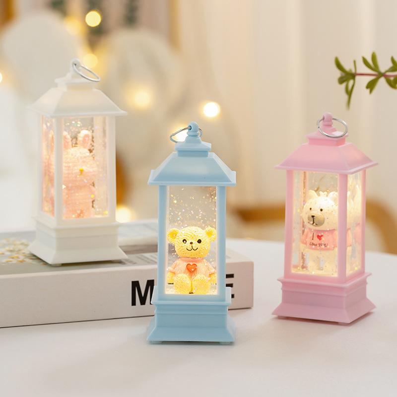 Water-filled Romantic Decorative Night Lights Valentine's Day Gifts for Your Girlfriend Birthday Bedside Table Ornaments