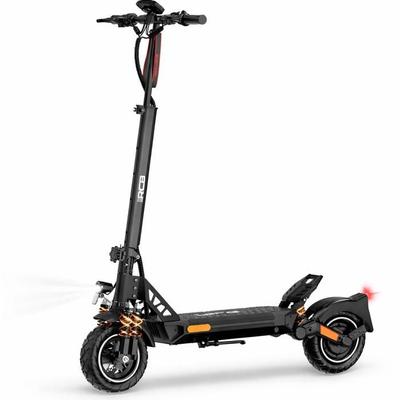 Elektrischer Roller D5 ABE 500W 48V 20,8Ah Reichweite 100km Räder 10'' Doppelte Scheibenbremsen Faltbar mit APP RCB Schwarz