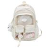 Cute Pain Bag Ins Wind School Bag Female Junior High School Student Japanese Large Capacity Transparent Backpack Versatile Student Backpack Tide