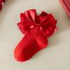 Bow Calf Sock Cotton Christmas Hosiery New Princess Socks  Kids