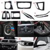 10pcs For BMW 3 4 Series F30 F34 2013-19 Carbon Fiber Cover Frame Accessories