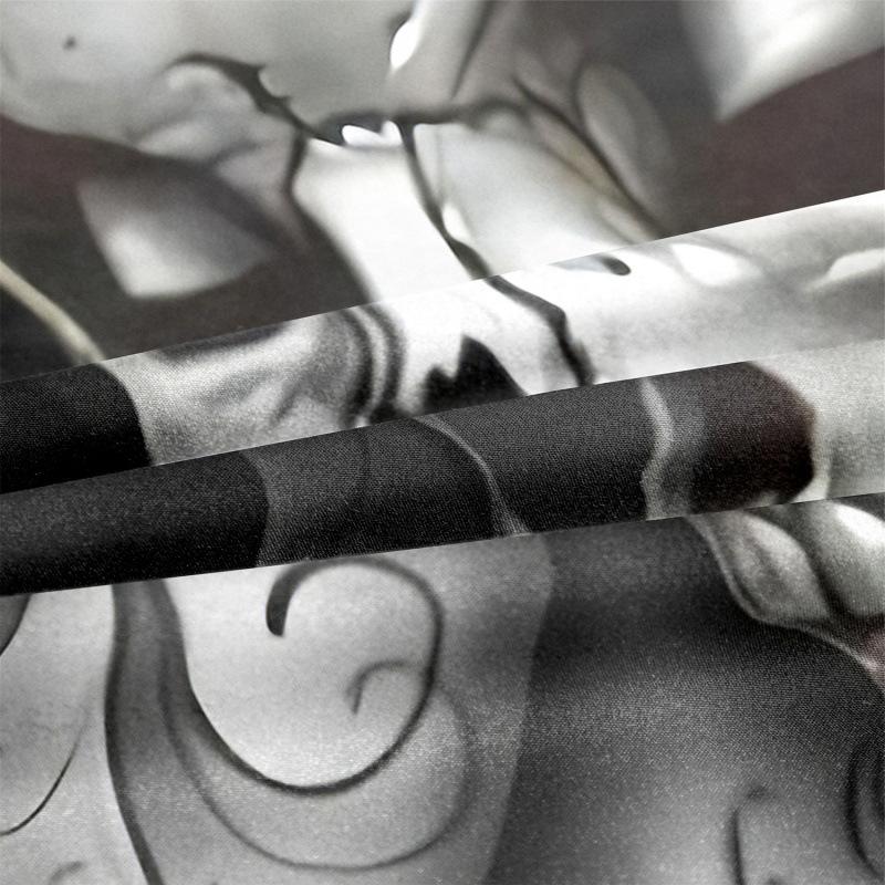 Set de trei piese 3D Textile de casă Lenjerie de pat Schelet Femeie frumoasă Imprimeu Husă de pilotă Cearșaf