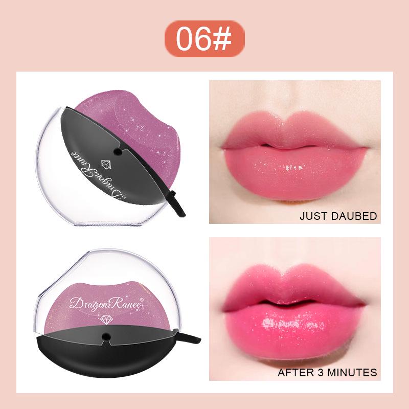 DragonRanee Color-Changing Pearlescent Lipstick with Moisturizing Glitter