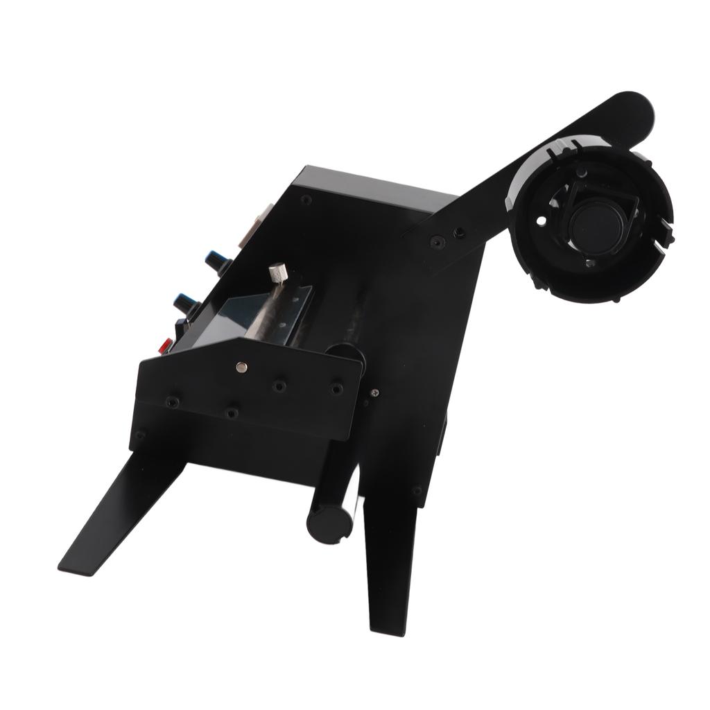 Etikettenspender Automatischer Etikettenrollenabwickler Digitalanzeige Einstellbare Geschwindigkeit Werkzeug US-Stecker 110V