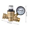 Camper Adjustable Water Pressure Regulator RVBrass Water Pressure Reducer Valves