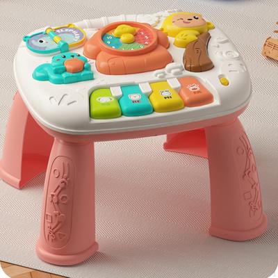 Baby Activity Learning Table Toy Music Children Valentine Gift Early Educational
