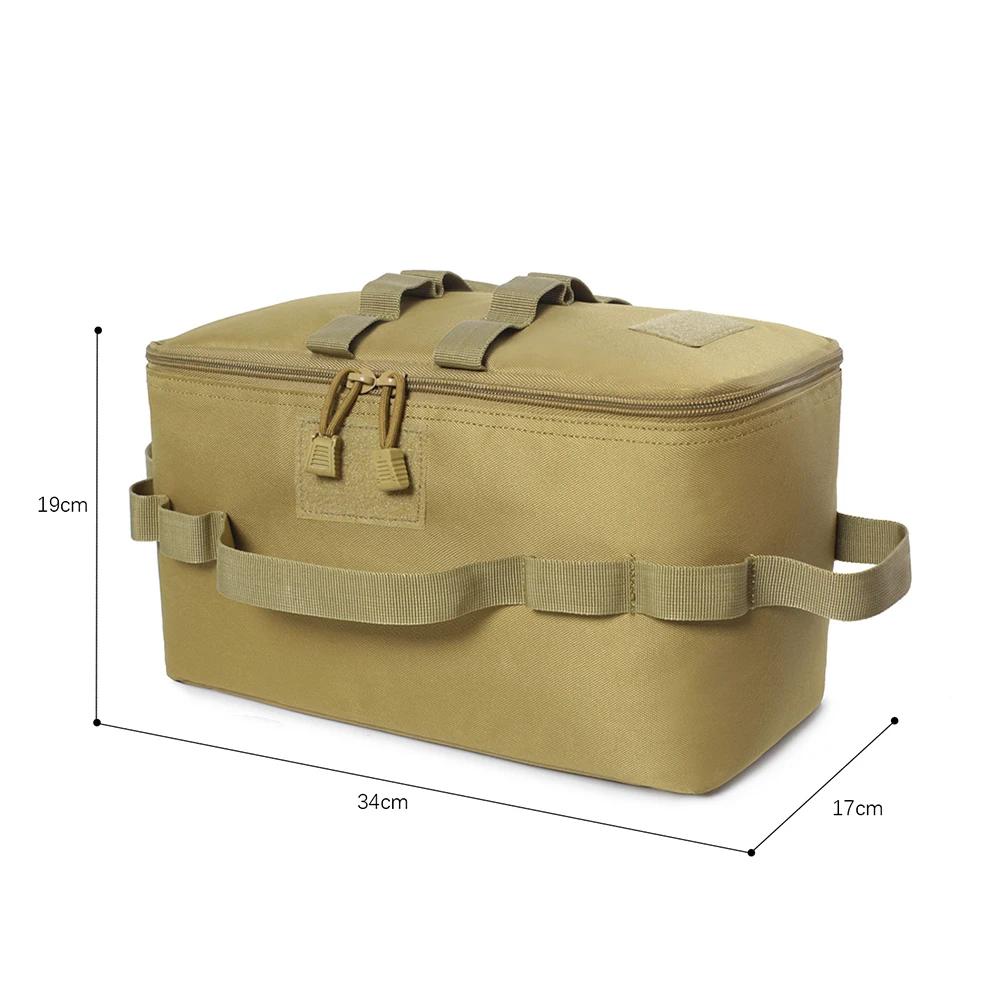 Tactical Lunch Box Leakproof Insulated for Outdoor Heavy Duty Lunch Bag Durable Thermal Cooler Bag for Men Women Camping Picnic