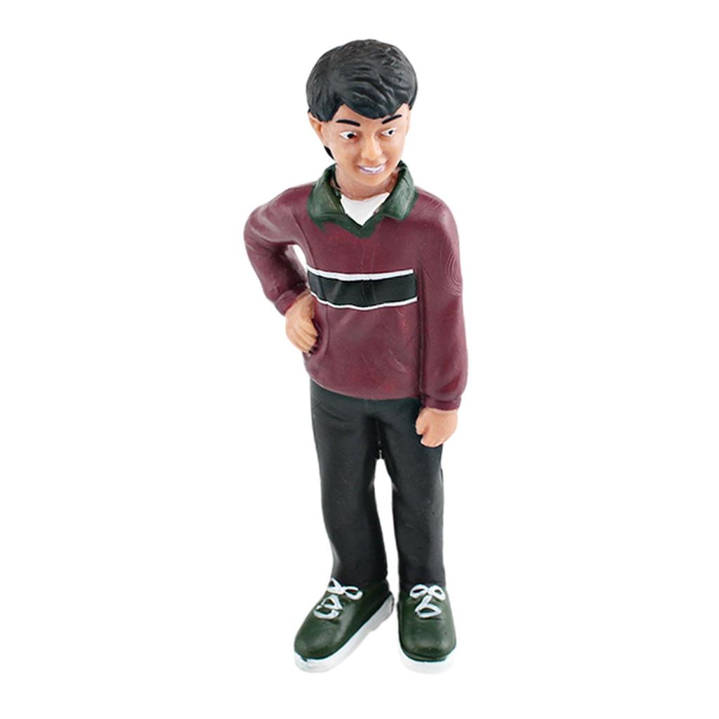 Miniature Figure Character Micro Landscape Building Accessories Train Railway DIY Projects Handpainted Layout Tiny People