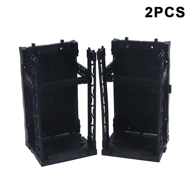 

2/3/4/5Pcs Universal Anime Cartoon Character Figure Model Storage Box Interlocking Organizer Stackable For Anime Models 2Pcs
