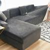 Premium Velvet Shaped Sofa Cover For Thick Sofa Universal Fit Elastic Fabric Stretch Couch Slipcover