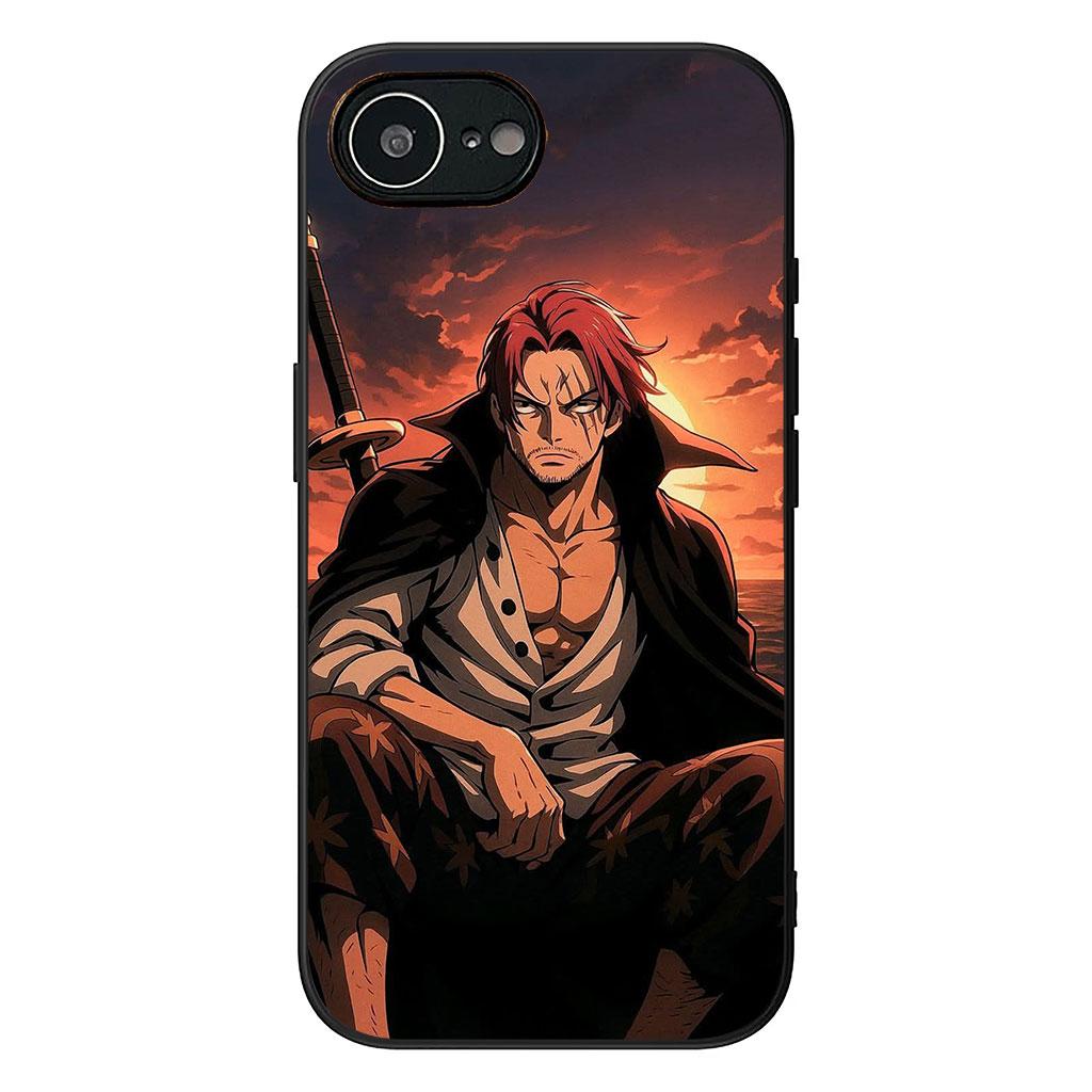 Cover for Apple iPhone 16 15 14 Plus 13 12 Mini 17 Pro Max + ProMax 16E Air Phone Case Luffy One Shanks Piece Roronoa Zoro