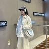 New Lee PU Shoulder Bag Women's Beige Cyan LE250030M-422