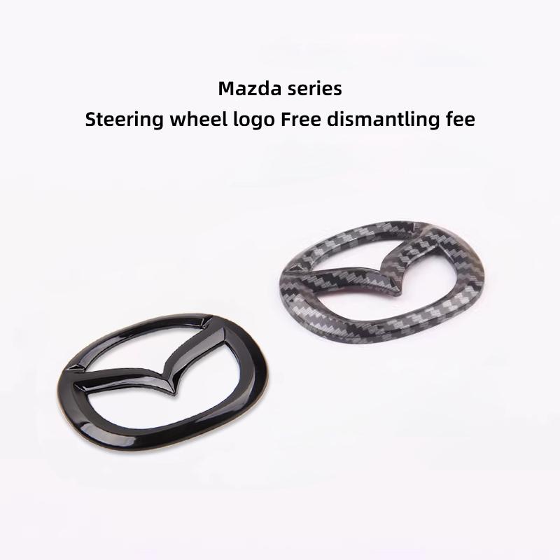 Mazdaspeed Car Steering Wheel Trim Label Sticker Auto Accessories For Mazda 2 3 6 5 Atenza CX3 CX5 MX5 CX7 Axela CX30 CX90 CX60